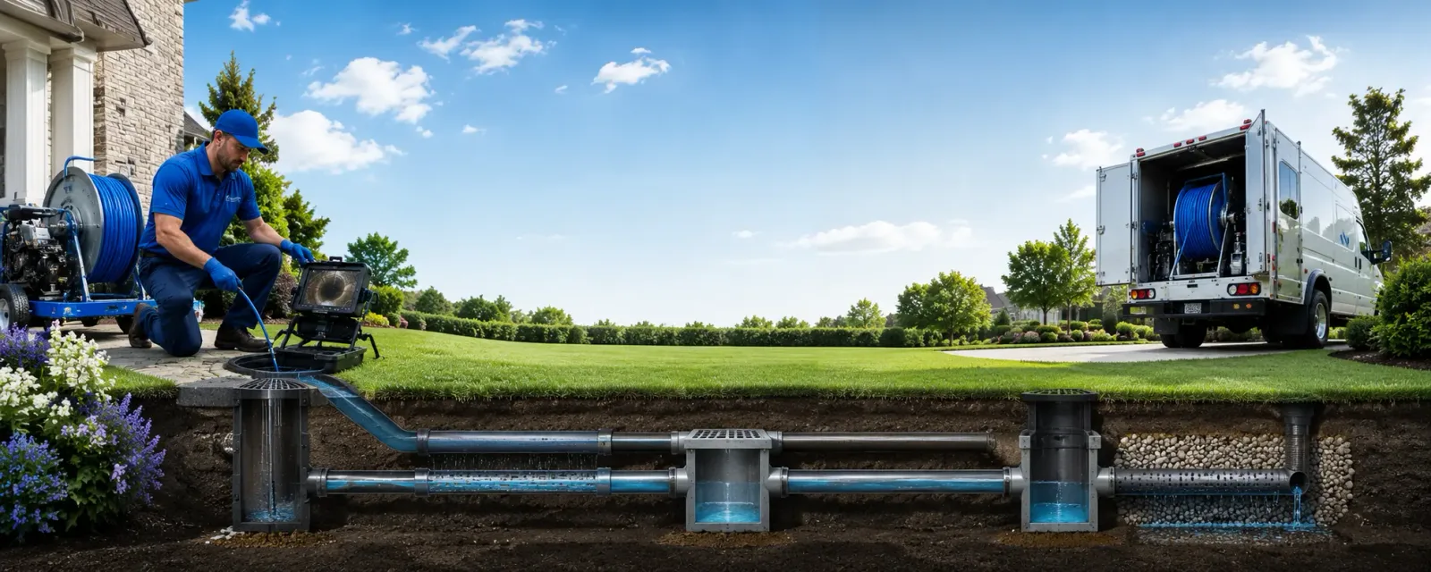 Outdoor drain cleaning information for Teaberry, KY